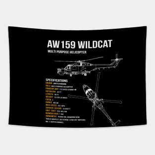 AW159 Wildcat Helicopter Tapestry