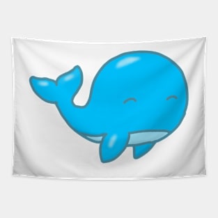 Cute Blue Whale Tapestry