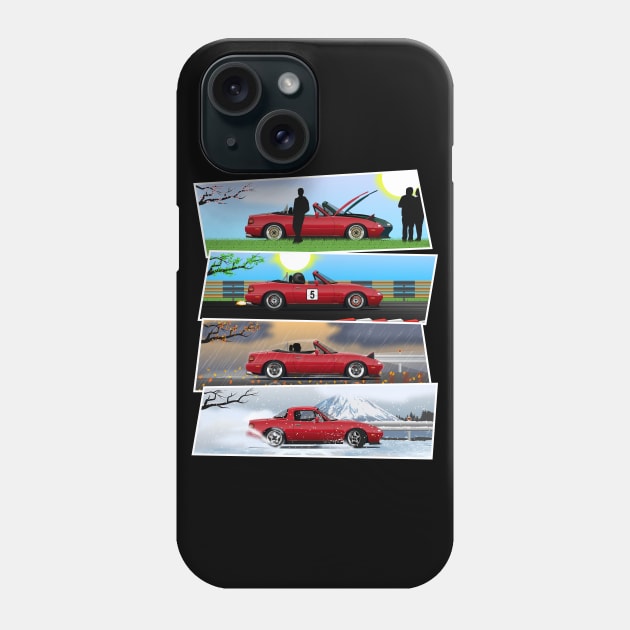 Miata All Season (No Text) Phone Case by AutomotiveArt