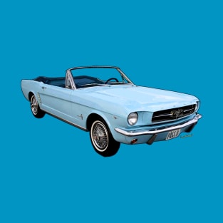 64 65 Ford Mustang Convertible Generation One T-Shirt