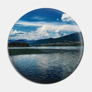 Photography color lake and sky Pin