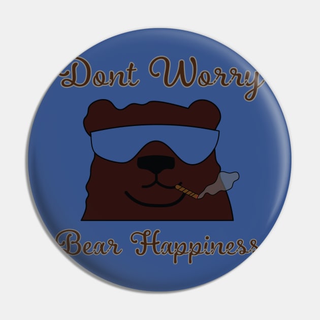 Don't Worry Be(ar) Happiness Pin by GetHy