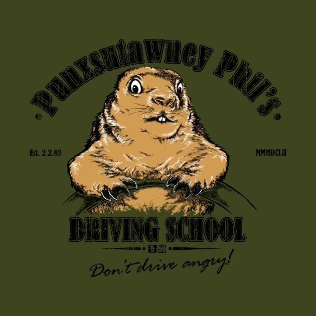 Punxsutawney Phil's Driving School by vincentcarrozza