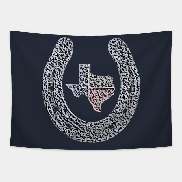 Big Texas Horseshoe Tapestry by Moses77