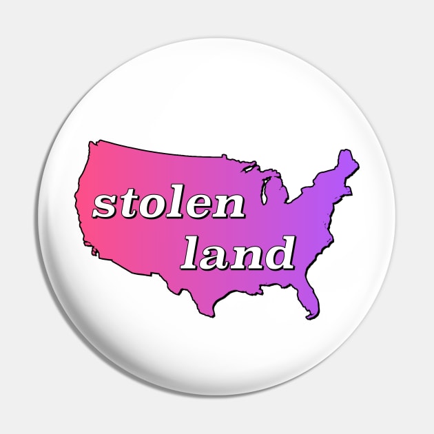 Stolen Land Pin by Football from the Left