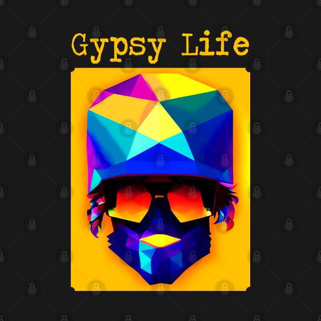 GYPSY LIFE NEON COLOR by CartWord Design