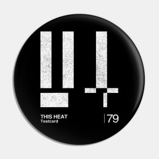 Testcard / Minimalist Graphic Artwork Design Pin