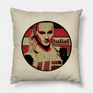 Bullet Girl Vintage Sign Pillow