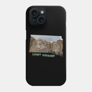 South Dakota State Outline (Mount Rushmore) Phone Case