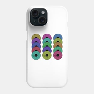 MUSIC Color Vinyl Records 1980 Retro Phone Case