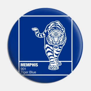 Memphis, Tigers, Memphis Tigers, Tiger Blue, Memphis Tennessee, u of m, Memphis state, go tigers go, Tiger Nation Pin