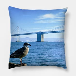 San Francisco - Oakland Bay Bridge Pillow