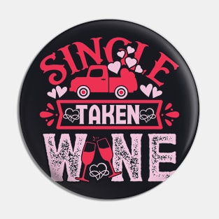 Single taken wine Pin