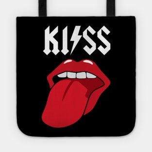 Classic Rock Band Merch Knock Off Brand Cheesy Meme Parody Poser Gag Funny Heavy Metal Spoof Tote