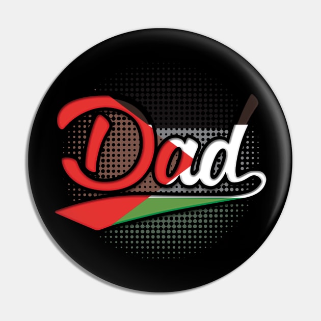 Palestinian Dad - Gift for Palestinian From Palestine Pin by Country Flags