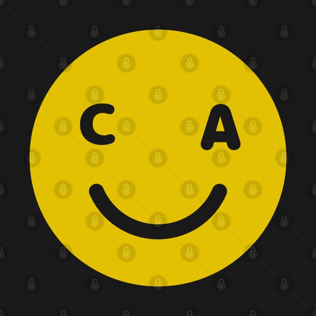 California Smiley Face by goodwordsco