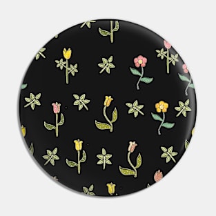 Floral Pattern Pin