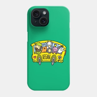 Go Vegan bus Phone Case