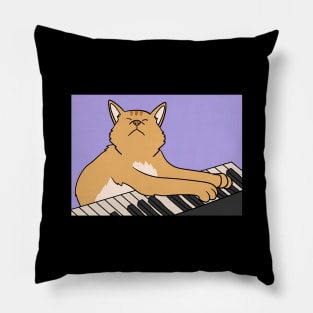 Pianist Cat Pillow