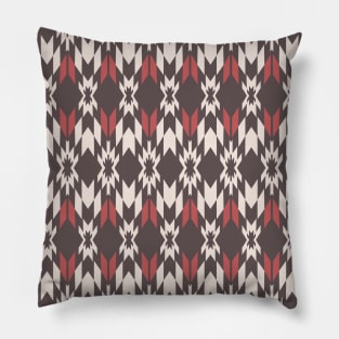 Vintage color geometric aztec chevron pattern Pillow