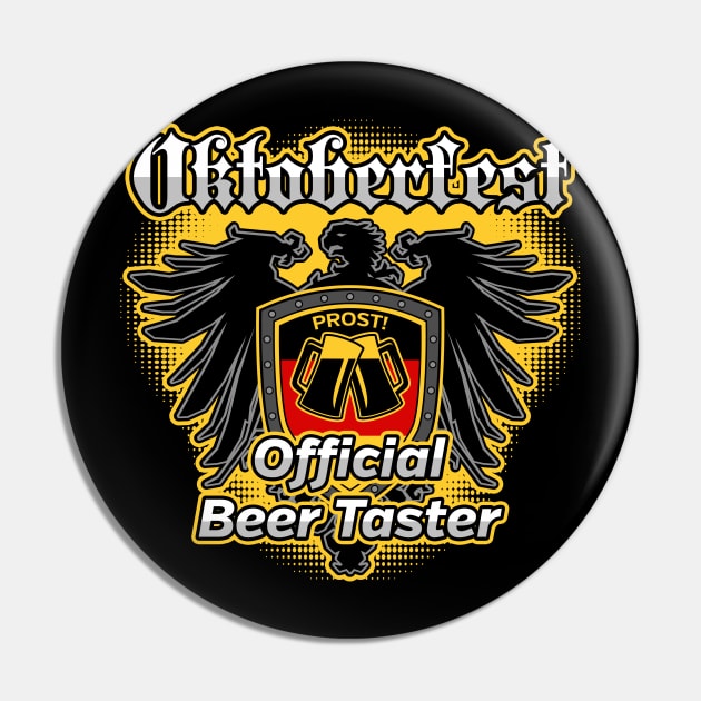 Oktoberfest Official Beer Taster Pin by RadStar