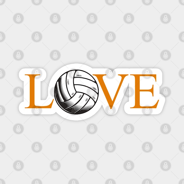 Volleyball Lover Magnet by Issho Ni