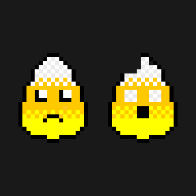 8-Bit Candy Corn Friends by Ispy Isa