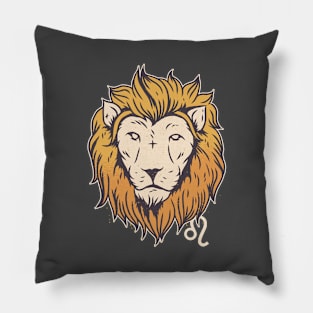 Leo Illustration Pillow