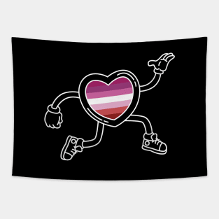 Pride Heart - Lesbian Tapestry