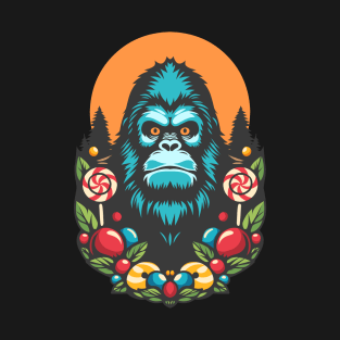 Sasquatch Loves Candy T-Shirt