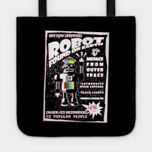 Robot found on Earth Tote