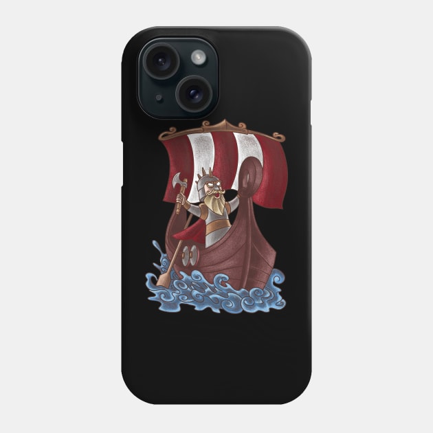 Embrace the Spirit of the Vikings with Vanderlust Adventure Design Phone Case by Holymayo Tee