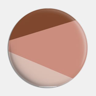 White Pink and Brown Pattern Pin