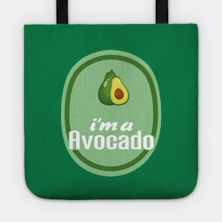 Funny Costume Halloween I'm An Avocado Fruit Tote