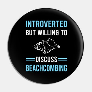 Introverted Beachcombing Beachcomber Pin