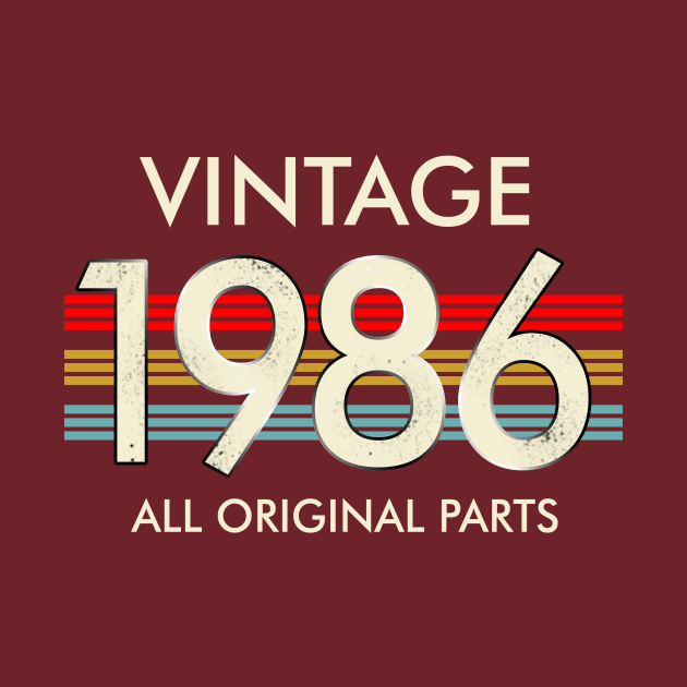 Vintage 1986 All Original Parts by louismcfarland