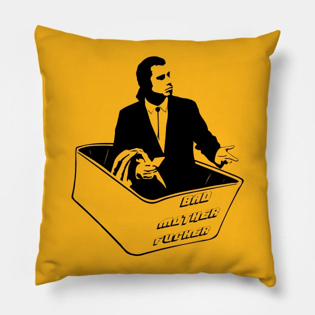 John Travolta Confused Empty Wallet Pillow by SaverioOste