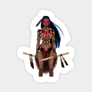 Beautiful amazon warrior Magnet