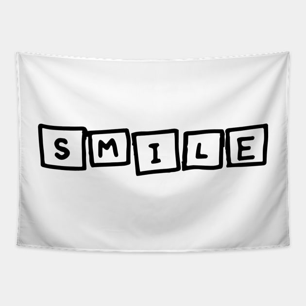 smile Tapestry by Lamink