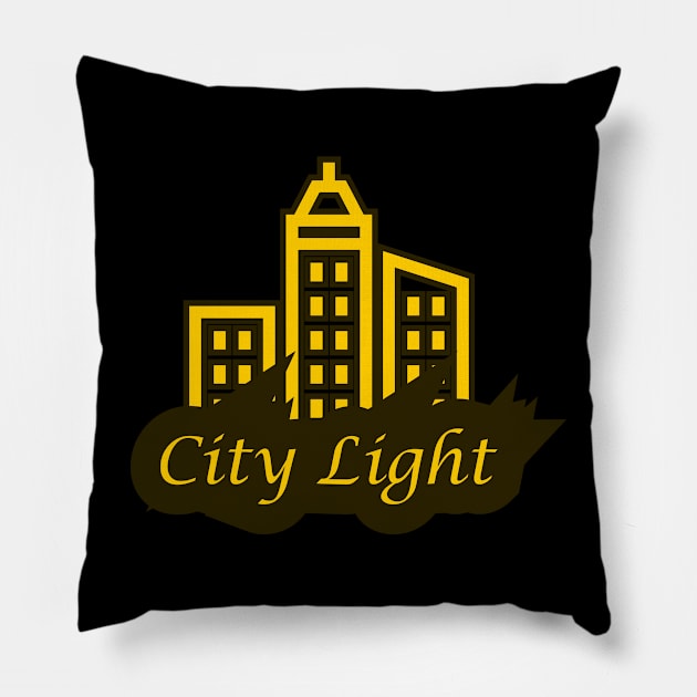 retro city light Pillow by dablohotaka