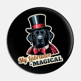 Magical Labrador Retriever Pin