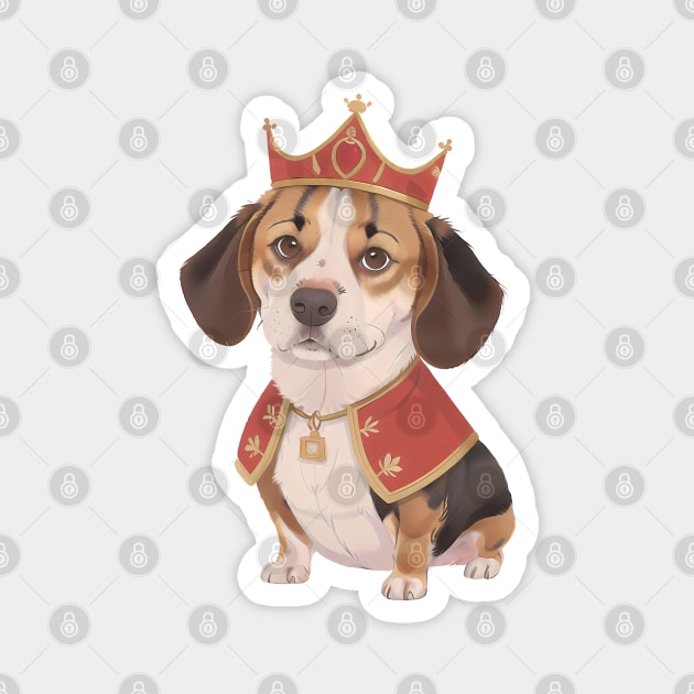 Regal Beagle's Charm Magnet by VerdantCreature