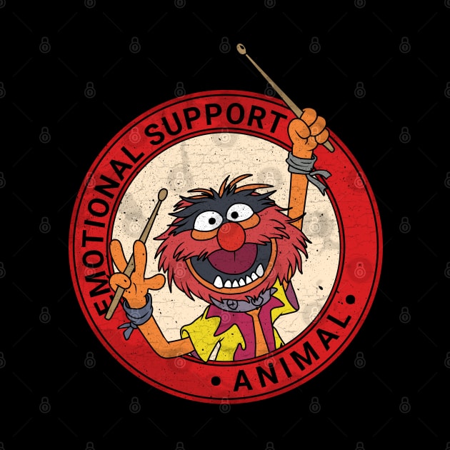 Vintage Muppets Emotional Support Animal by valentinahramov