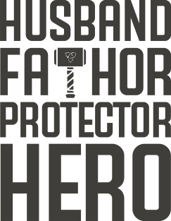 HUSBAND FATHOR PROTECTOR HERO Magnet