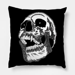 Screaming Skull Pillow