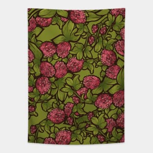 Beautiful Clover Flowers Pattern Tapestry