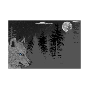 Wolf In The Night T-Shirt