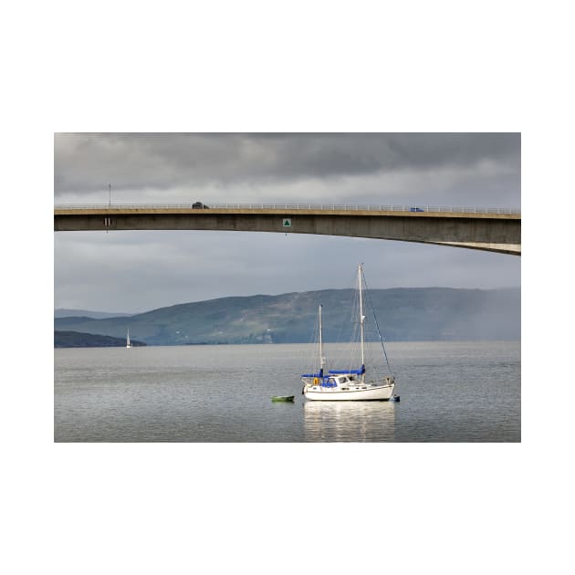 Yacht moored at Kyleakin, Isle of Skye by richflintphoto