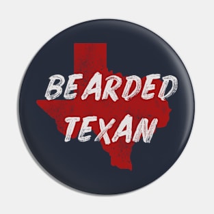 The Bearded Texan Red Pin