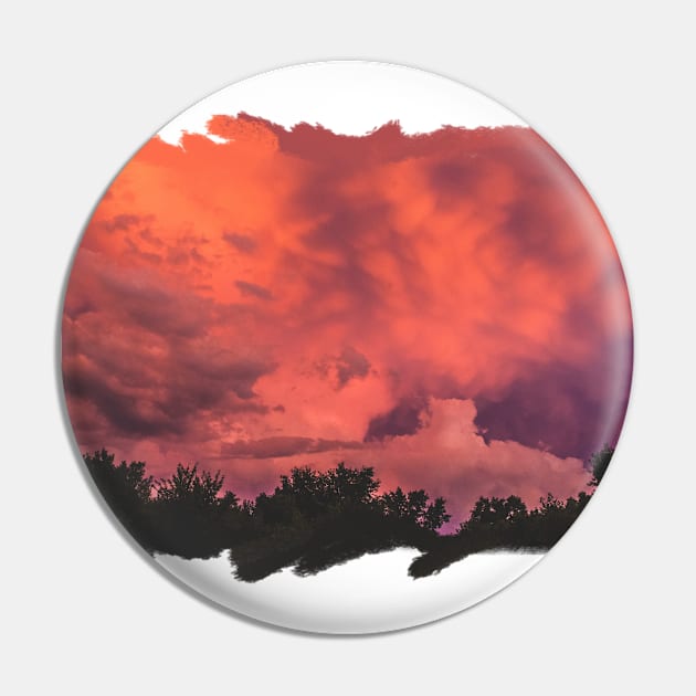 Pink Sunset above the trees Pin by Simm Thomas